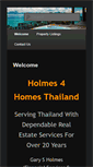 Mobile Screenshot of holmes4homesthailand.com